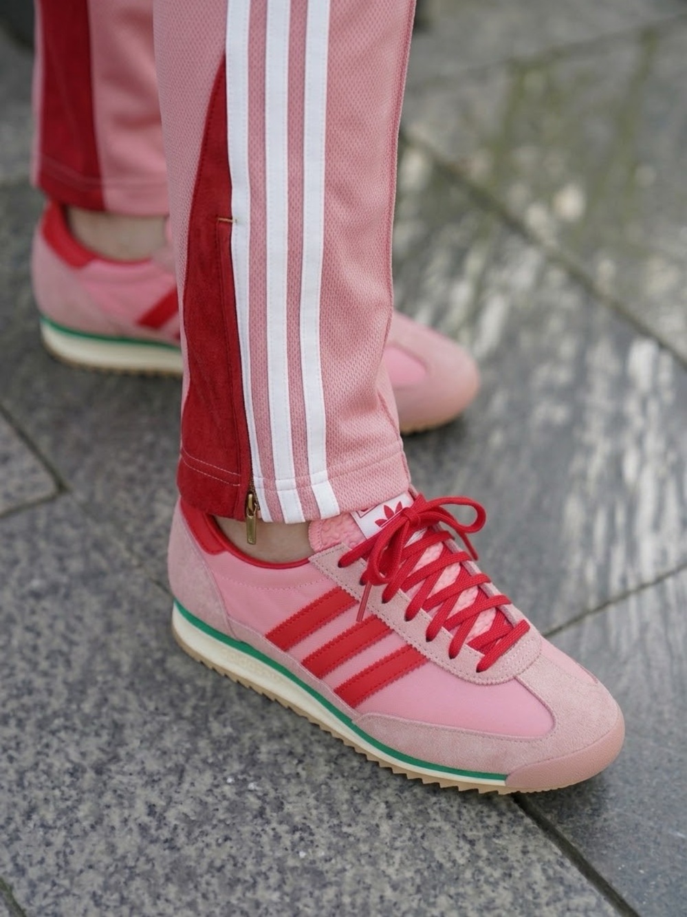 Adidas SL 72 OG Semi Pink Spark Red JS0254 Womens Size 8.5 NIB No Box Lid